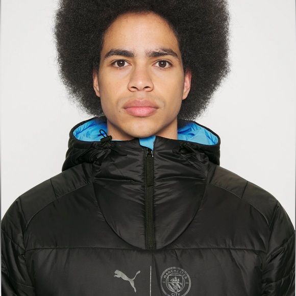NWT! - PUMA x MANCHESTER CITY - 1/2 Zip Reversible Puffer Jacket - Picture 10 of 14